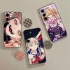 Крутой аниме чехол для телефона S-Toga Himiko-H для Samsung S24, S25 S22,S30,Note20,Lite,Ultra,5G,Plus,FE, Ударопрочный, Тонкий, Черный, Чехол