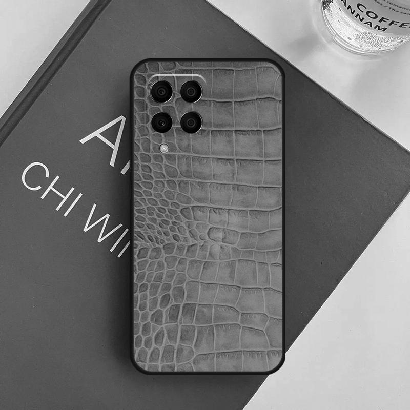 Чехол с принтом под крокодила для Samsung Galaxy M14 M34 M54 M21 M51 M12 M32 M52 M13 M23 M33 M53 M31s M30s M20 Coque