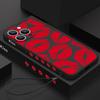 Shockproof Red Lips Pattern Phone Case For iPhone 16 15 Pro Max 14 Plus 13 12 Mini 11 XR XS 8 7 Luxury Soft TPU Lanyard Cover