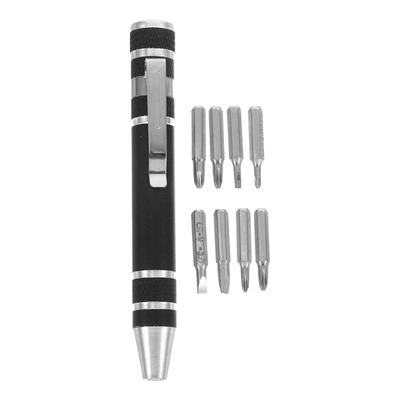 Отвертка 8-в-1 Мини-набор в виде ручки Магнитные инструменты для ремонта Очки Комбинация с несколькими битами
