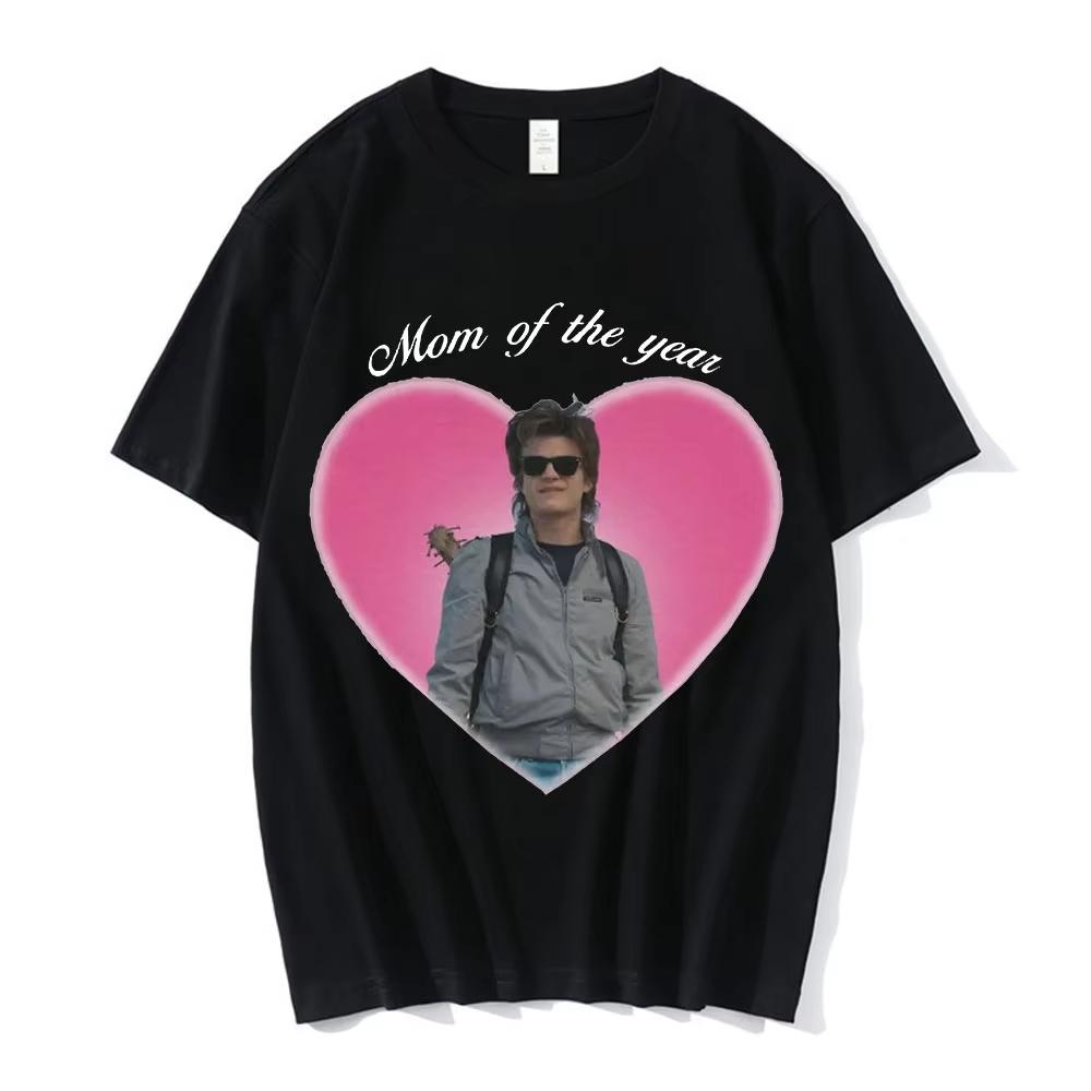 2026 Steve Harrington Tshirt Womens Printed Tshirt Unisex ShortSleeve LooseFit Cotton TShirt Harajuku Street Style Top