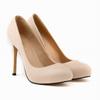 Large Size 43 Womens Pumps Stilettos Round Toe Fashion Classic Sexy High Heels Platform Nude Work Ladies Court Wedding Shoes