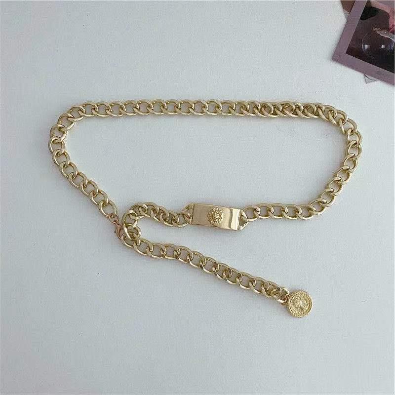 Европейская и американская ретро геометрическая кисточка портрет красоты цепочка для тела женская личность панк металлическая подвеска поясная цепочка