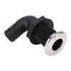 Marine Drain Plug 25mm 1in Nylon Protective Versatile Boat Drain Plug for Kayak Fishing Boat Yacht 90 Degree Tube,
