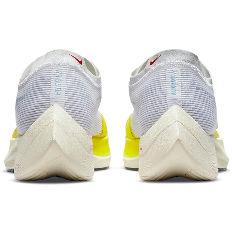 Nike ZoomX Vaporfly Next% 2 White Yellow Strike Women's Sneakers Casual DM9056-100