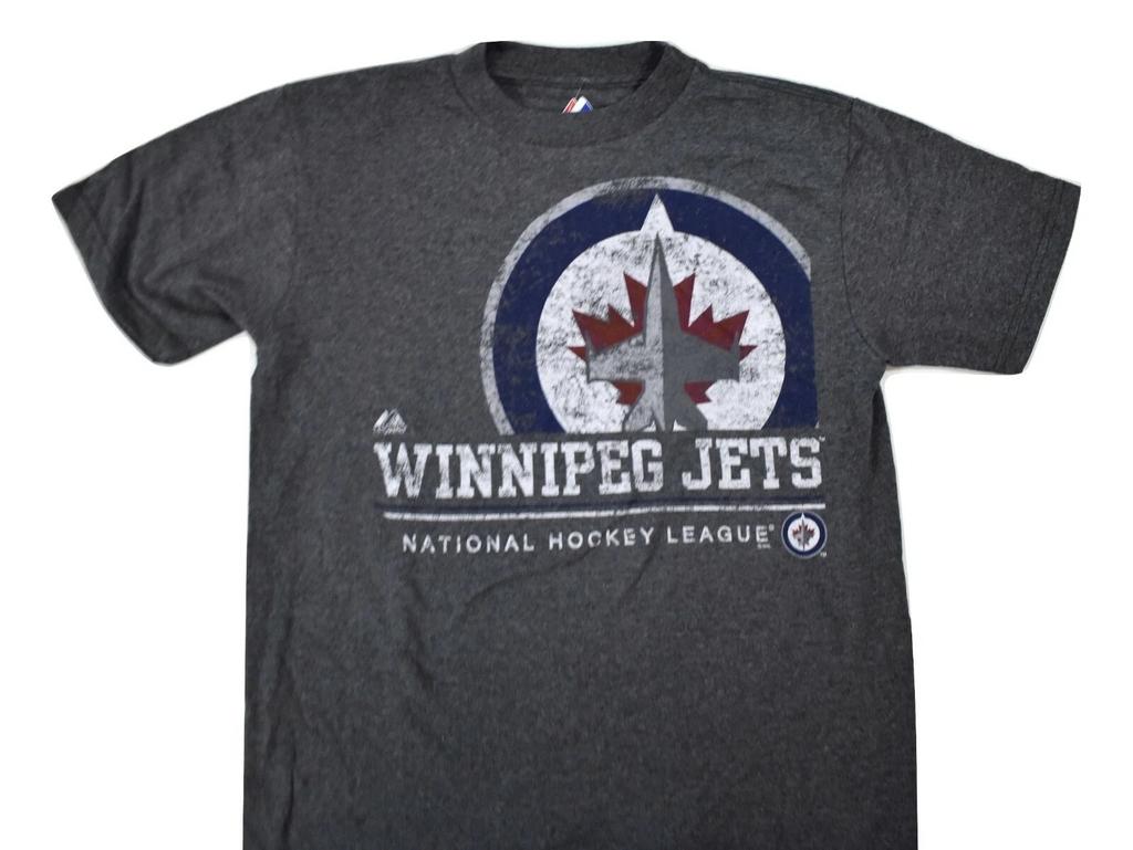 Величественная хоккейная футболка Winnipeg Jets для юных мальчиков NHL, новая с бирками, размеры M, L, XL