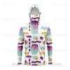 Outdoor sunscreen clothing, ice silk long-sleeved fishing clothing, quick-drying breathable hoodie, face towel, integrated mosquito-proof clothing