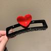 5.1in/3.3in Дофаминовый Красочный Любовное Сердце Геометрическая Заколка-Краб для Волос для Женщин Большого Размера Зажим-Акула Аксессуары для Густых Тонких Волос Лето