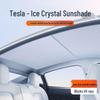 Совместимо со всеми моделями Tesla: обновленный солнцезащитный козырек для люка «Ледяной кристалл» для Model Y/3/YL, тип для заднего окна.