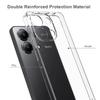 Для Xiaomi Redmi Note 13 4G Чехол Устойчивый к царапинам ТПУ+Акрил Прозрачный Чехол для телефона