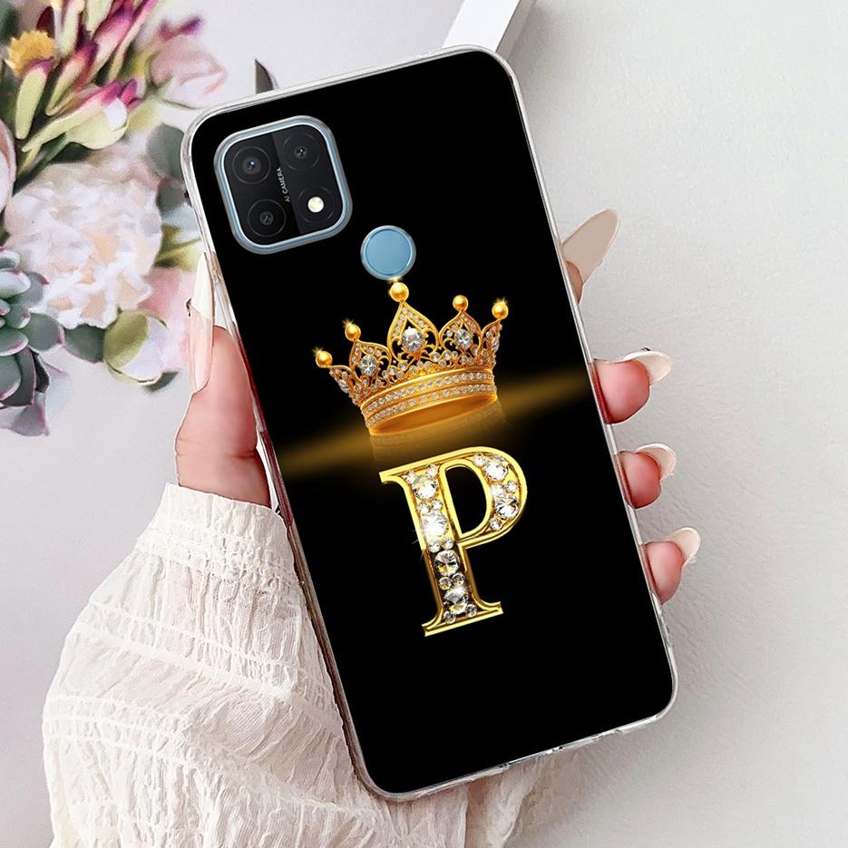 For Oppo A15 Case CPH2185 Stylish Letters Cover Clear Silicone Phone Case For Oppo A15s A 15 OppoA15 OppoA15s Soft Fundas Bumper