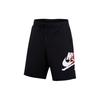 Jumpman Logo Fleece-Lined Knit Basketball Shorts Men Bottoms Black DH9509-010