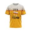 3D Beer Printing Short Sleeved T-shirt Top Trend Men's T-shirts
