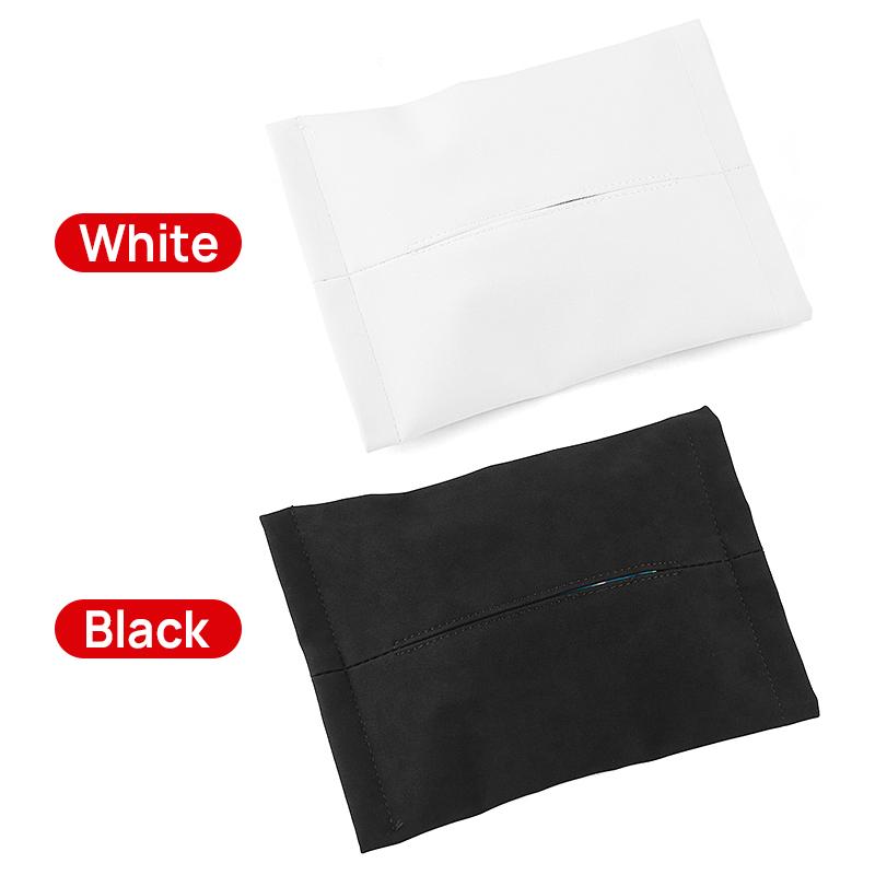 Car Tissue Box Holder Center Console Armrest Napkin Case With Fix Strap For Tesla Model 3 X Y S 2017-2019 2020 2024 2024 2024