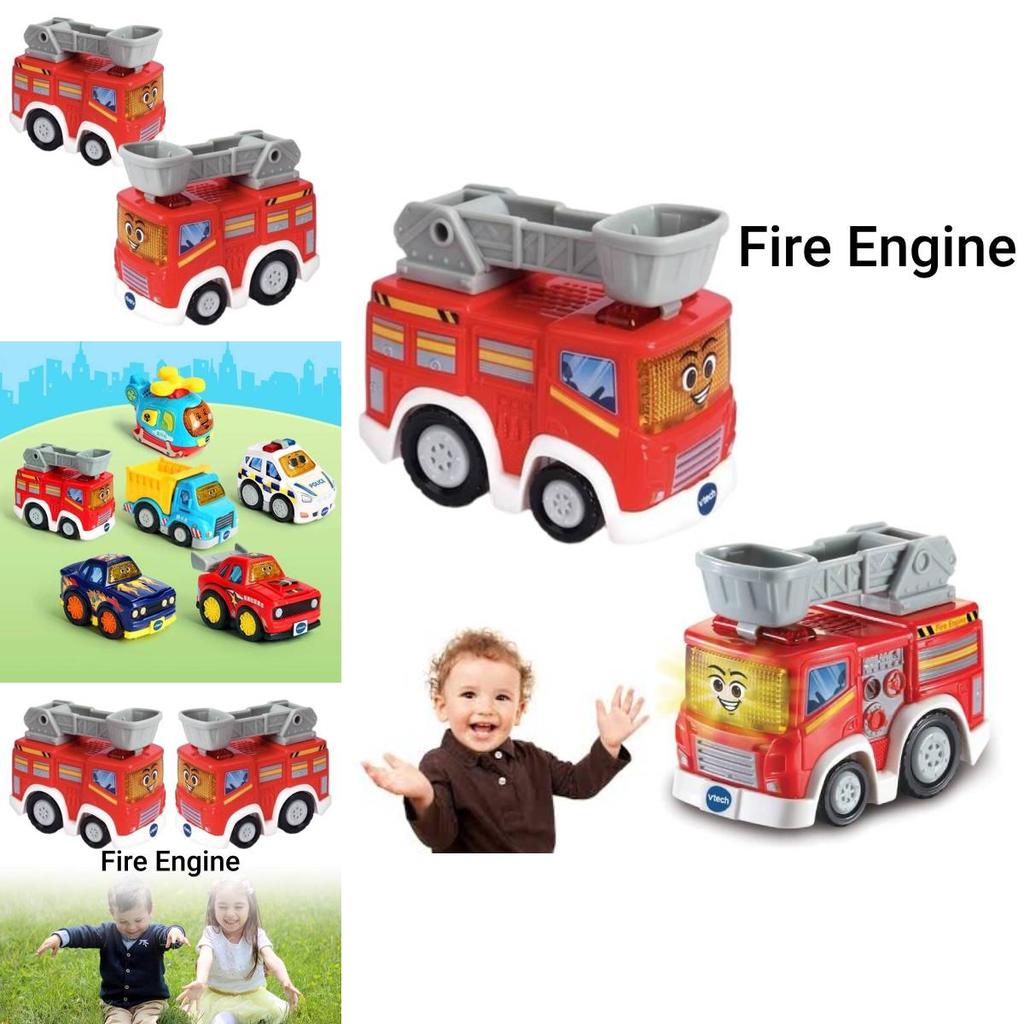 Vtech Удивительная игрушка-машинка с трассой Мигающие огни и музыка Прочная пластиковая модель Масштаб 1700 9,5x5,3x7,8 см