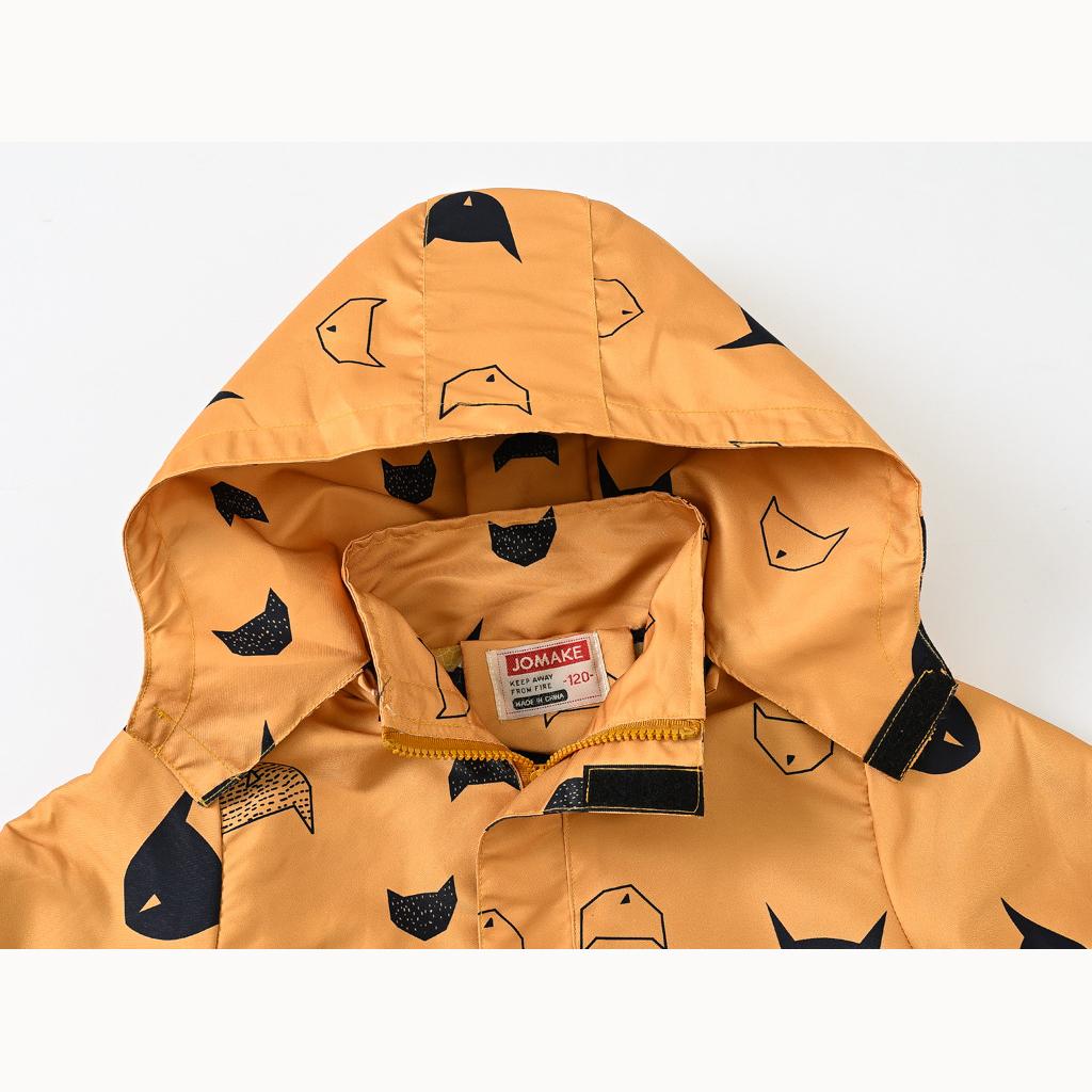 Осенняя детская куртка-ветровка с капюшоном и милым принтом для мальчиков, детская куртка для спешки, красивая куртка для мальчиков