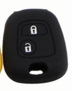 Новый силиконовый чехол-брелок с 2 кнопками для Peugeot 206 307 207 408