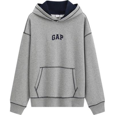 Gap Унисекс Свободная толстовка с вышивкой логотипа