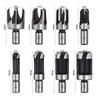 Wood Plug Cutter Drill Bit Set Straight Tapered Cutting Tool Cork Knife HSS Claw Type Woodworking 6mm 10mm 13mm 16mm