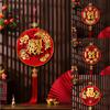 Hanging Tassels Ornament Chinese New Year Decoration Door Flocking Traditional Spring Festival Chinese Knot Home Decoration