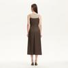 VEROMODA Knitted Vest & Pleated Strap Dress Set