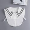 New Fake Victorian Stand Up Collar White Black Lace Collars Detachable For Women Blouse Lapel Shirt False Collar Woman