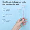 Toothbrush with Hanging Hole Design S-Shaped Vertical Brush Soft Bristles Anti-Slip Handle Toothbrush