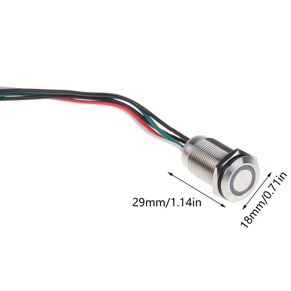 Upgraded Low Voltage Sensor 12V Waterproof Switches LED Light Strip Control Switches Metal Perfect for Gardens & Pools