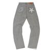 Джинсовая куртка Corteiz Streetwear с вышивкой в виде звезды Прямой крой Рваные джинсовые шорты Мужские