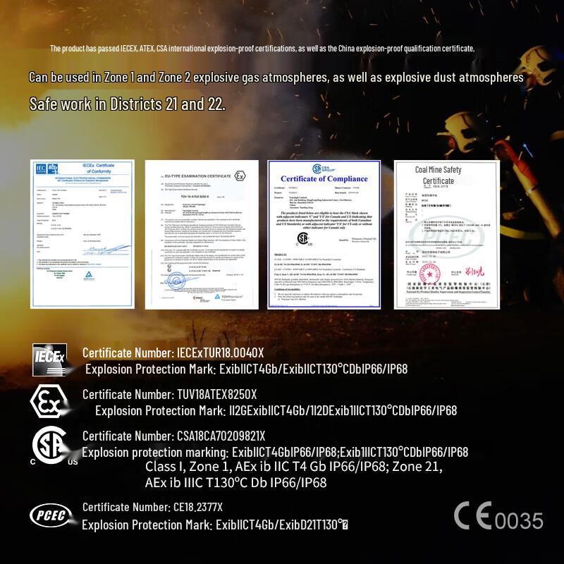 Fenix WF05E Intrinsically Safe LED Flashlight