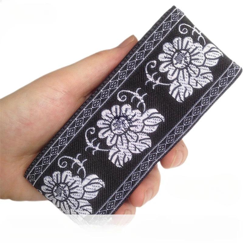5cm Width 7Yard Vintage Ethnic Embroidery Style Ribbon DIY Clothes Bag Accessories Embroidered Applique Sewing Craft Fabric