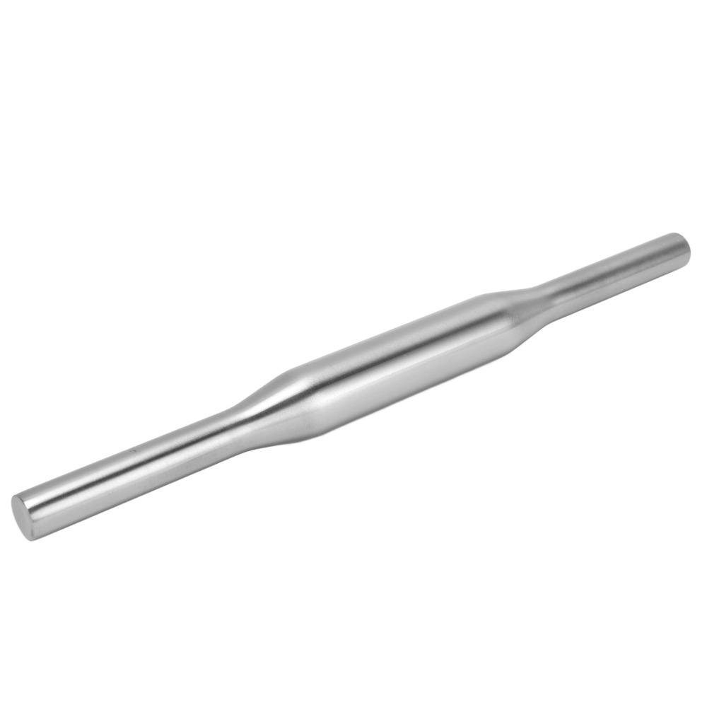 Silver Rolling Pin 304 Stainless Steel Dough Roller Durable Pizza Dough Roller Bakery Pizzeria