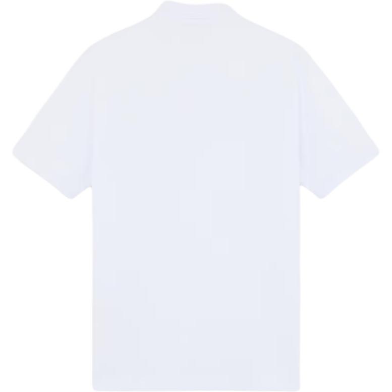 STONE ISLAND Мужская рубашка поло с коротким рукавом и логотипом, белая K1S1522000-2RS0039-V0001
