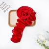 1PC Wave Large Flower Cloth Sticker Clothing Sccessories Sewing Applique For Wedding Dress 30x14cm