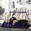 Name Custom Billie Poster Print Flannel Blanket High Quality Warm Comfortable Cover for All Seasons Perfect for Gifts Home Decor