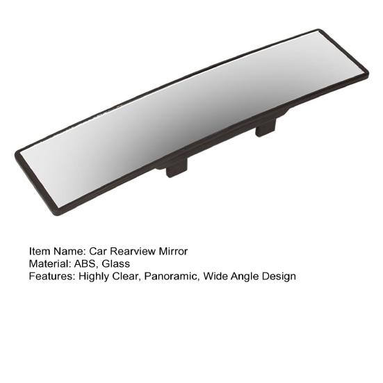 Car Rear View Interior Clear Convex Mirror Highly Panoramic Wide Angle No Blind