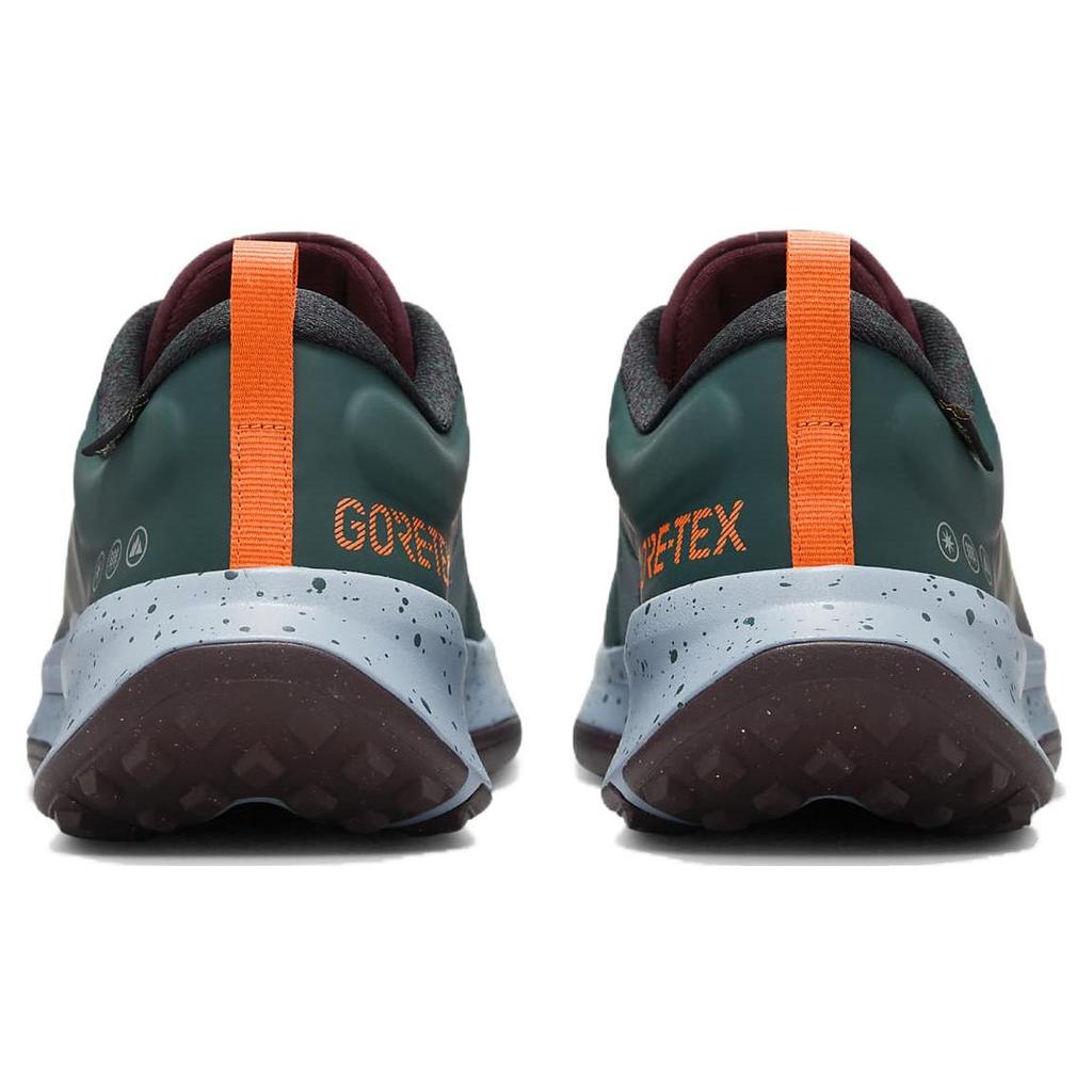 Nike Мужские кроссовки Juniper Trail 2 GORE-TEX Deep Jungle Khaki Green Night-Maroon Safety-Orange FB2067-300