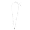 Charmy silver pure glass-necklace