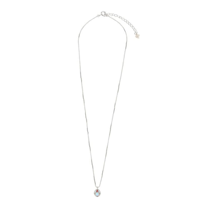 Charmy silver pure glass-necklace
