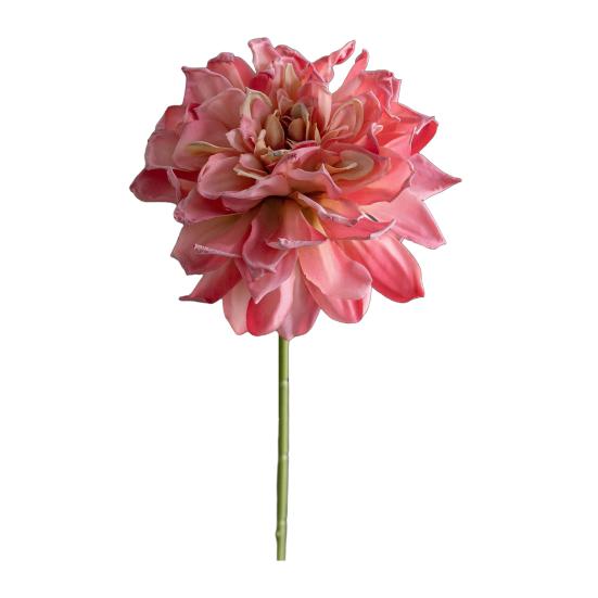 6 шт. Искусственные Цветы Георгины 11" Букет из Искусственного Шелка с Стеблем для Свадебных Букетов Домашний Офис Центральная Часть Стола Цветочные Композиции
