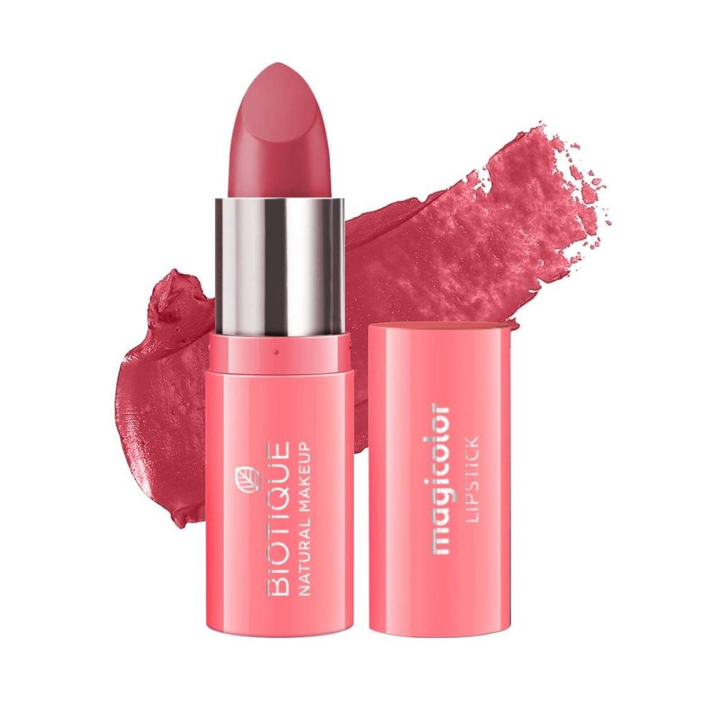 Помада для губ Розовое мерцание (4,2 г), Magicolor Lipstick Twinkle Pink, Biotique