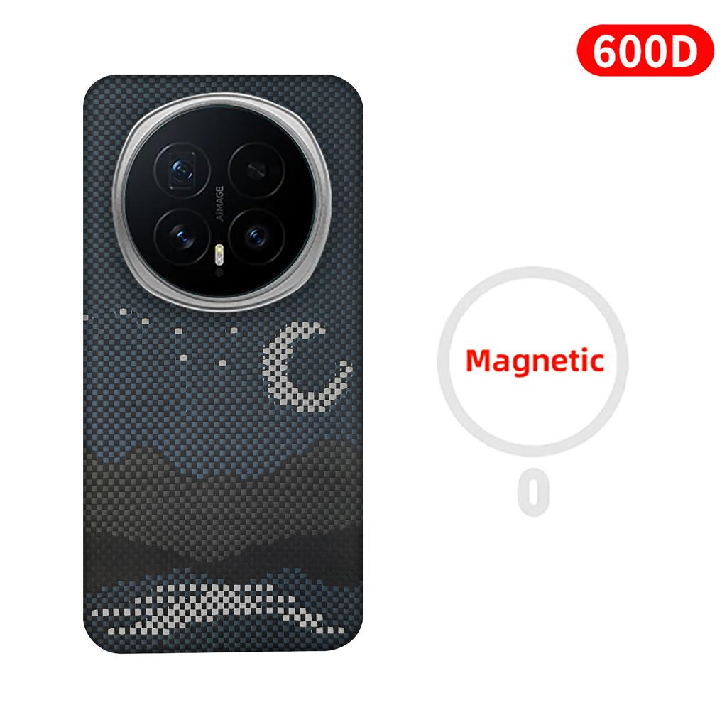 Подходит для чехла телефона honor magic 8/8 Pro, Жесткий чехол из кевларового арамидного волокна и углеродного волокна, легкий магнитный защитный чехол
