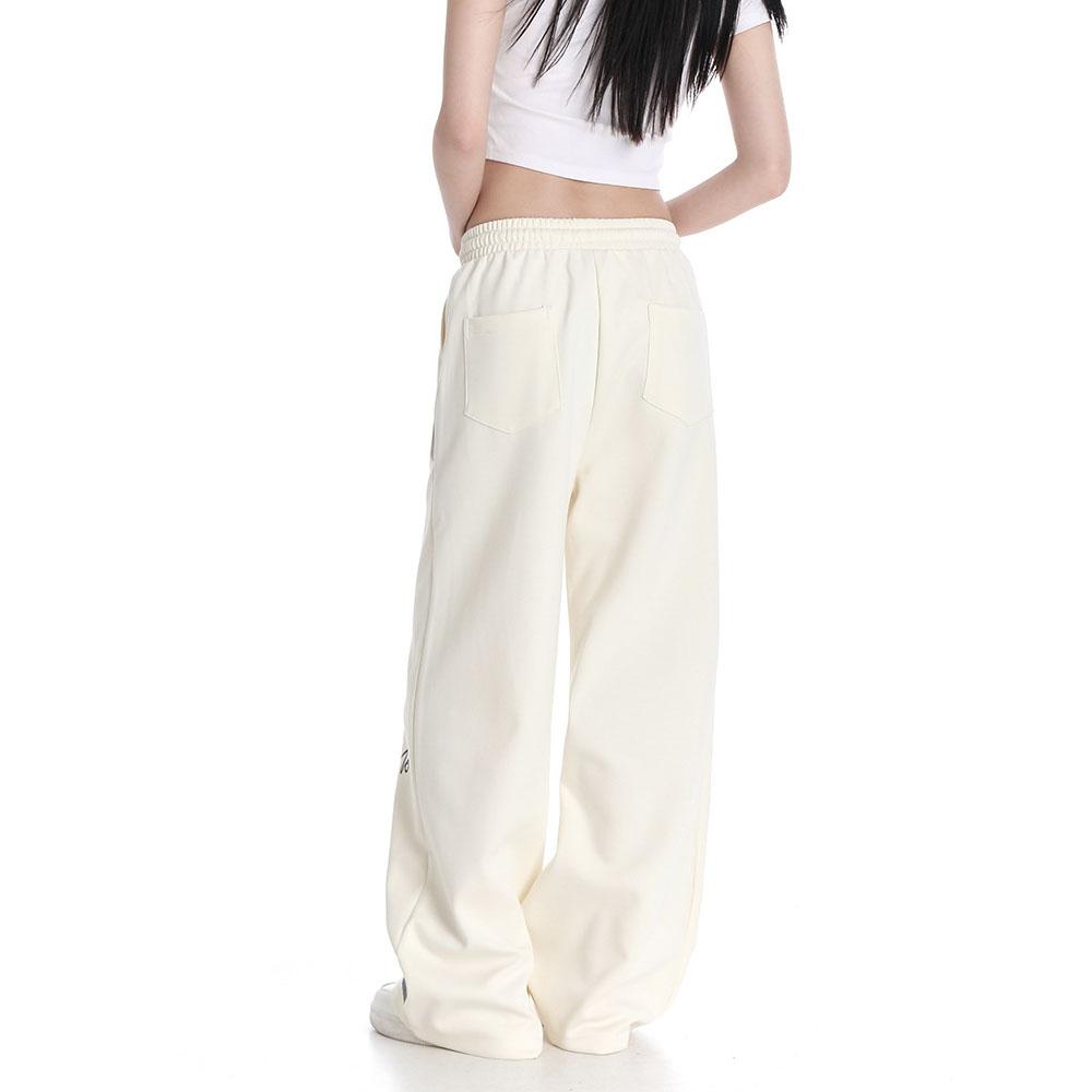 Loose Fitting Casual Pants Fashionable Cartoon Dog and Cat Graffiti Pattern Leggings