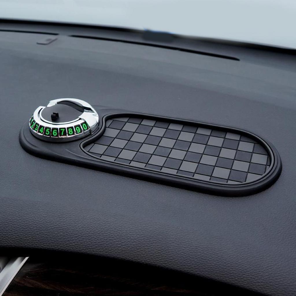 Автомобильный держатель для мобильного телефона Slip Pad, держатель для солнцезащитных очков, парковочный знак, центральный пульт управления, стойка для хранения