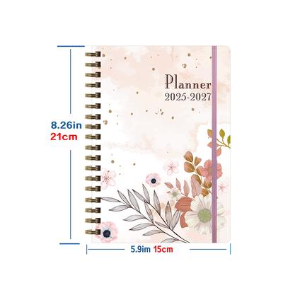 2025-2027 Ежемесячный планер-блокнот Канцелярские товары Кампус Подарки Ежедневник Журнал Снова в школу Офисные принадлежности Блок для заметок Аксессуары