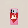 Love Horse подходит для чехла на мобильный телефон Apple 17pro 16proma x мягкий силикон 13p искусственная кожа 12pro мультяшный 11