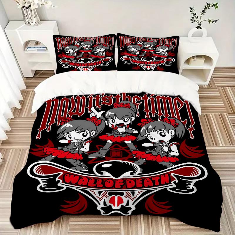 Time Hall Death Print 3Pcs Bedding Setduvet Cover With 2 Bedropillowcase Home Birthday Gift