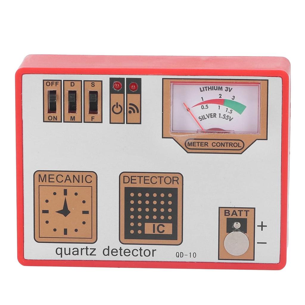 3-in-1 Watch Battery Tester Quartz Movement Timegrapher Demagnetizer Tool Multifunction Timing Machine Watch Demagnetization for Repairing Mechanical
