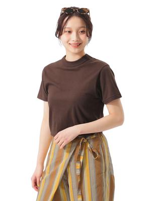 [BEAMS BOY] Футболка S/S Boy Базовая футболка Женская КОРИЧНЕВЫЙ 1