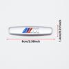 AAAQH1 1/2Pcs Metal Car Interior Seat Dashboard Emblem Sticker M logo for BMW M Performance E90 F30 G20 X3 X5 X7 Tuning Styling Badge